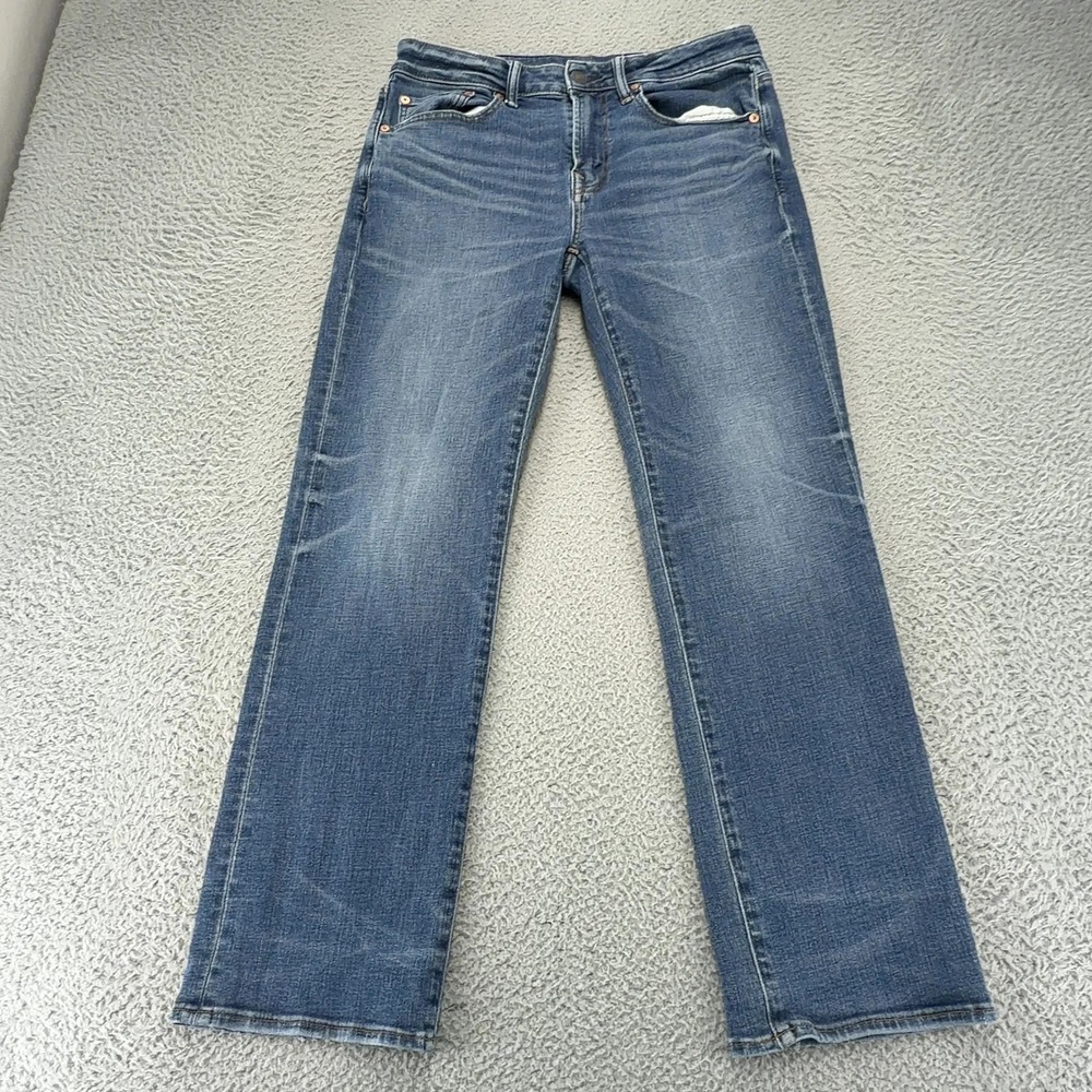 American Eagle Original Bootcut Jeans Mens 31x30 Blue Stretch Denim Medium Wash